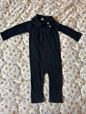 Kate Quinn modal lounge collar jumpsuit